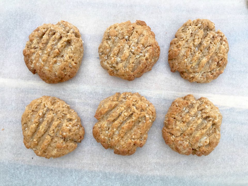 Banana & Coconut Cookies