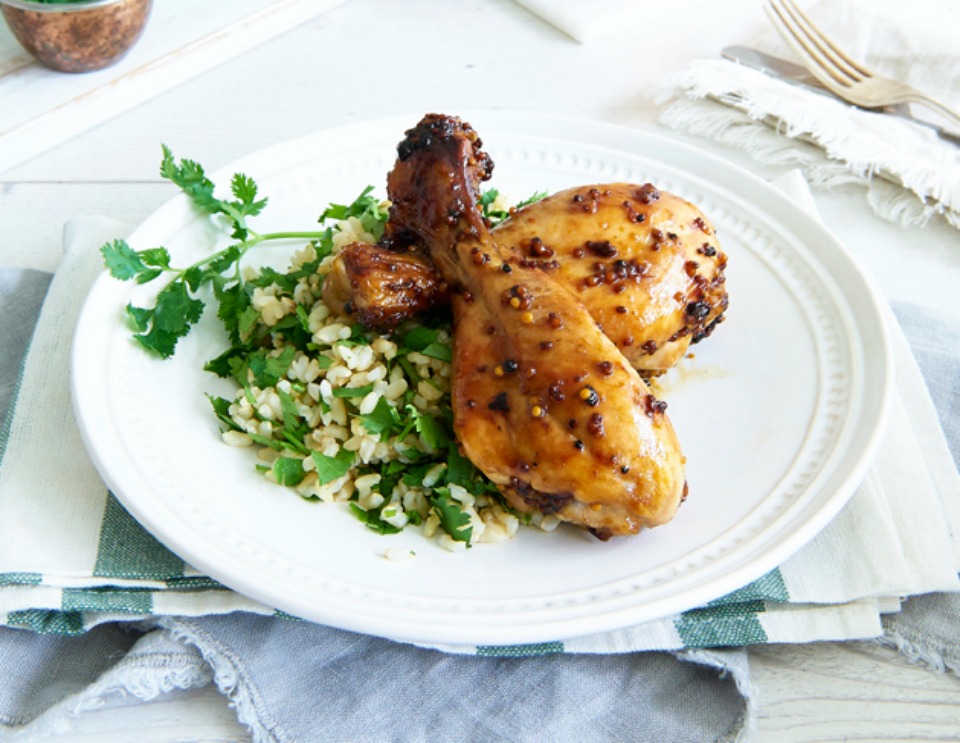 Honey_Mustard_Drumsticks_Rice