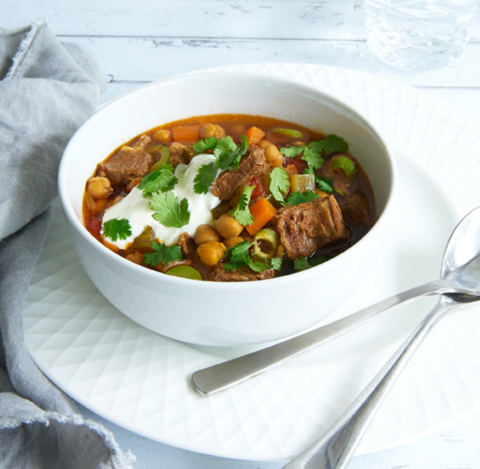 Lamb Chickpea Harira Soup