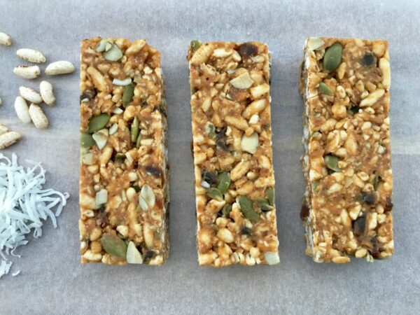 Puffed Rice and Coconut Bars Puffed Rice and Coconut Bars