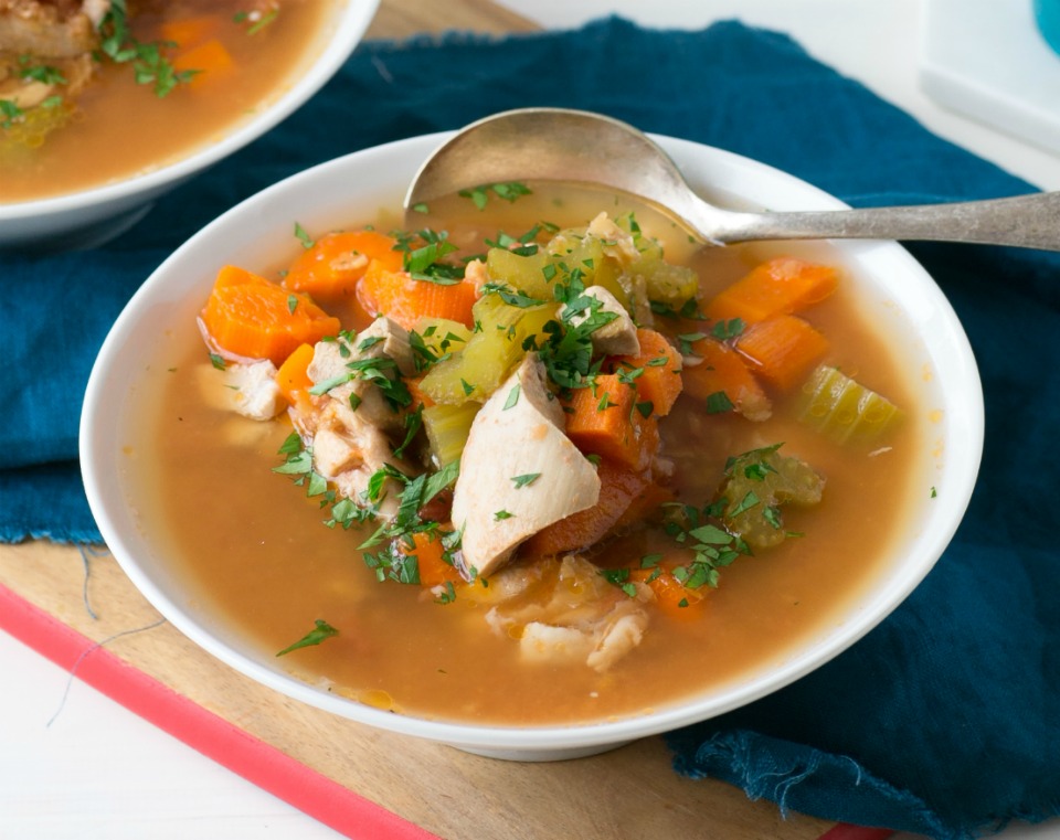 Curried Chicken and Lentil Soup