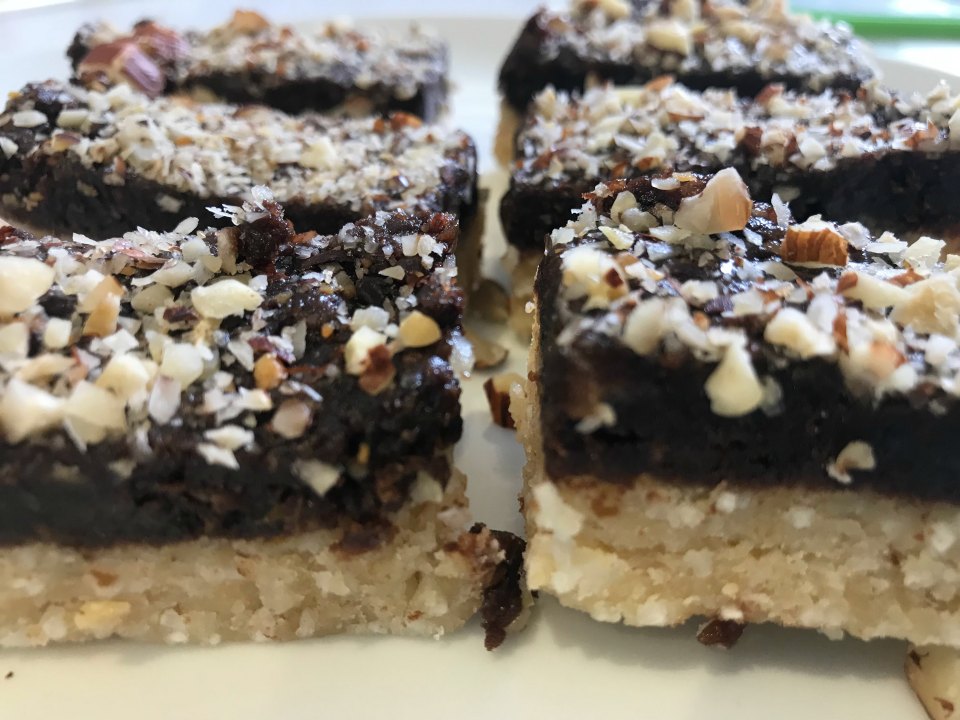 Layered Nut Slice