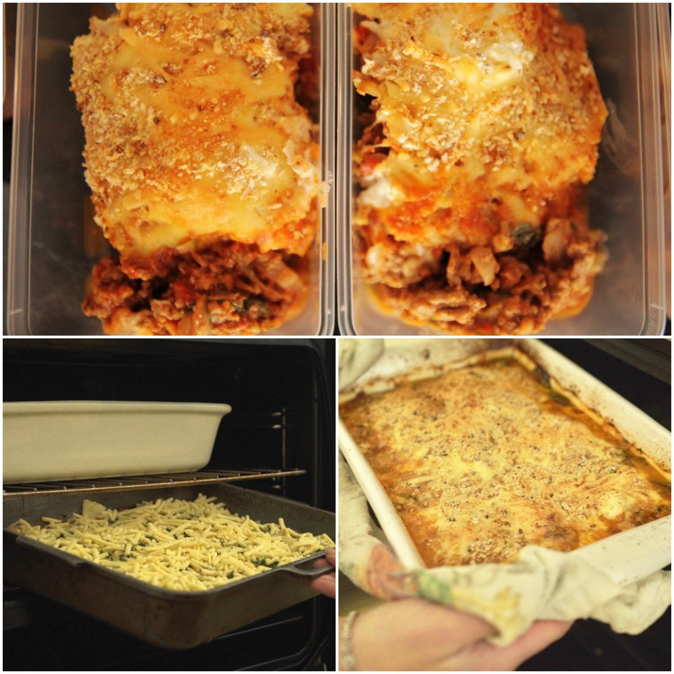 Savoury Mince Ricotta Bake