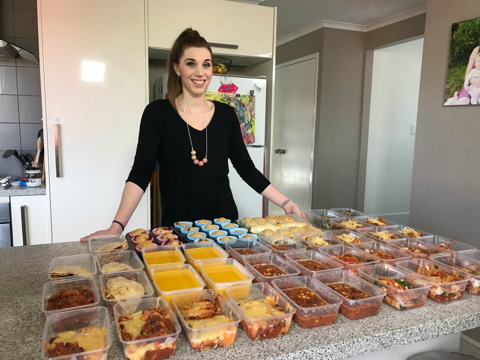 jess with meal prep