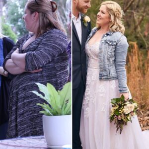 Erin Brooke wedding transformation side