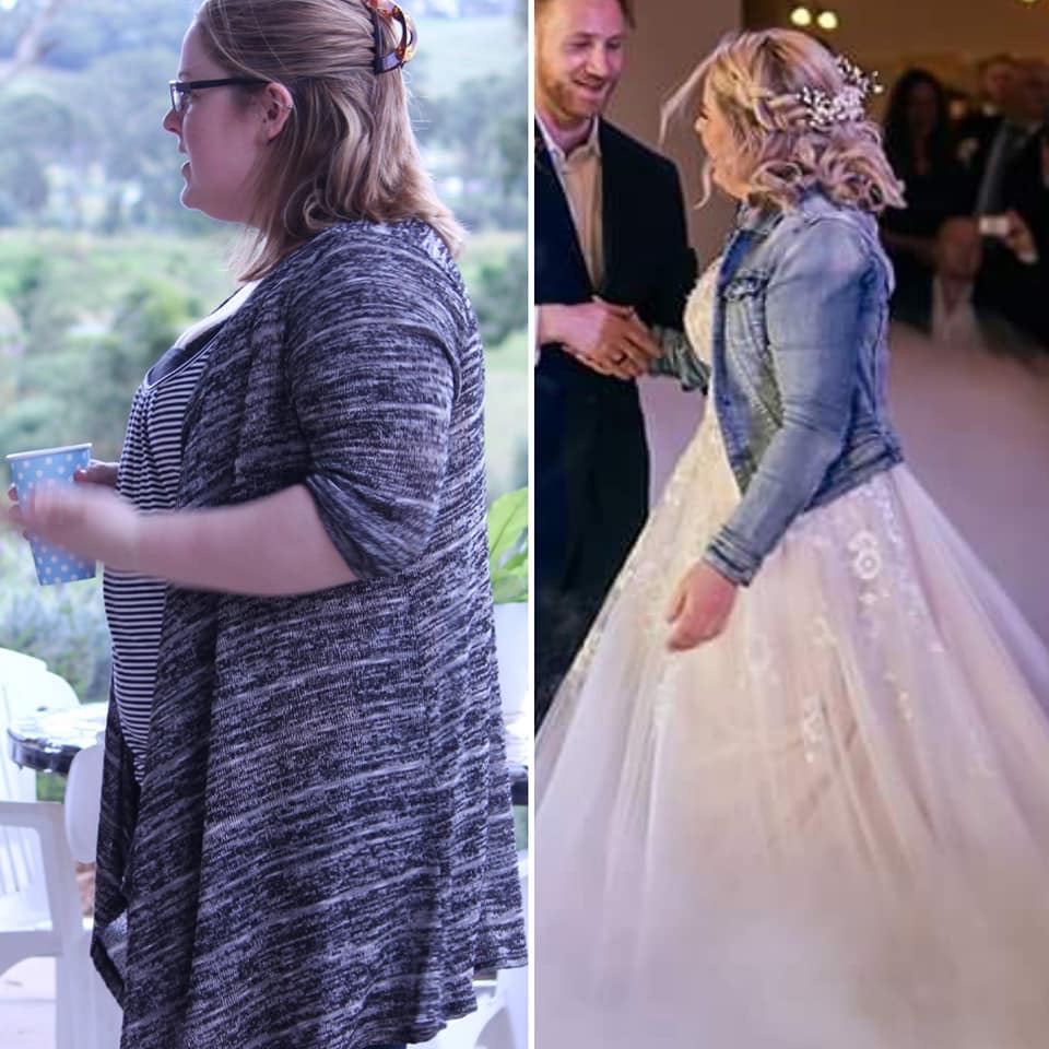 Erin Brooke wedding transformation twirl