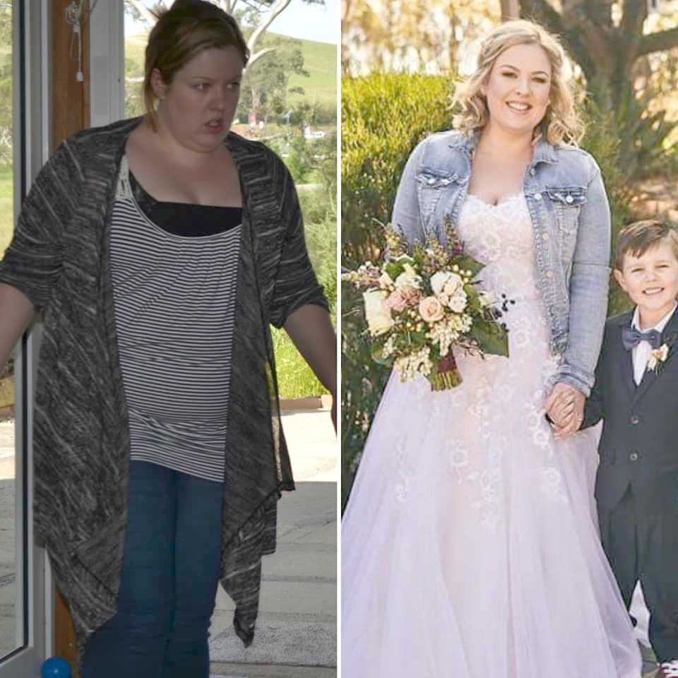 erin brooke wedding transformation