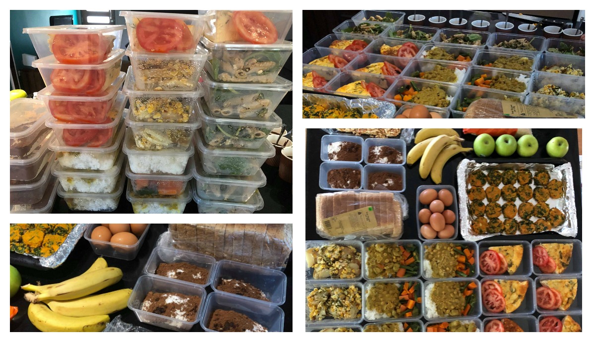 Kaitie meal prep collage budget