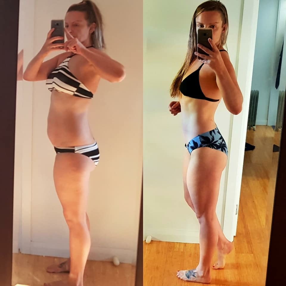 Kayla Reeves 3 months transformation