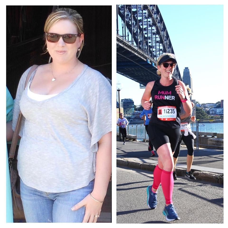 Robyn Jurd running half-marathon