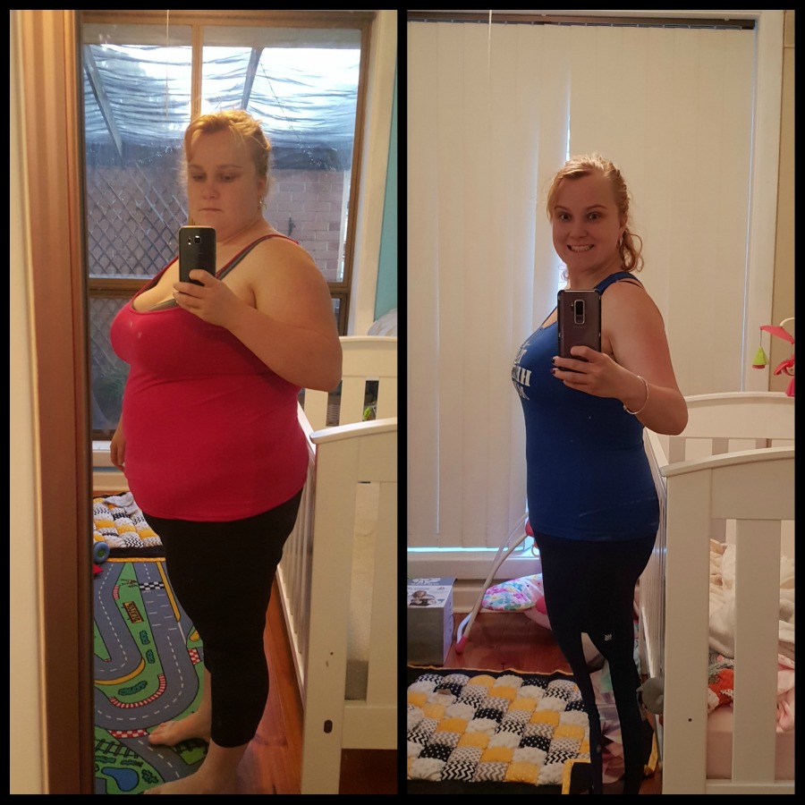 Sarah Maynard transformation challenge start