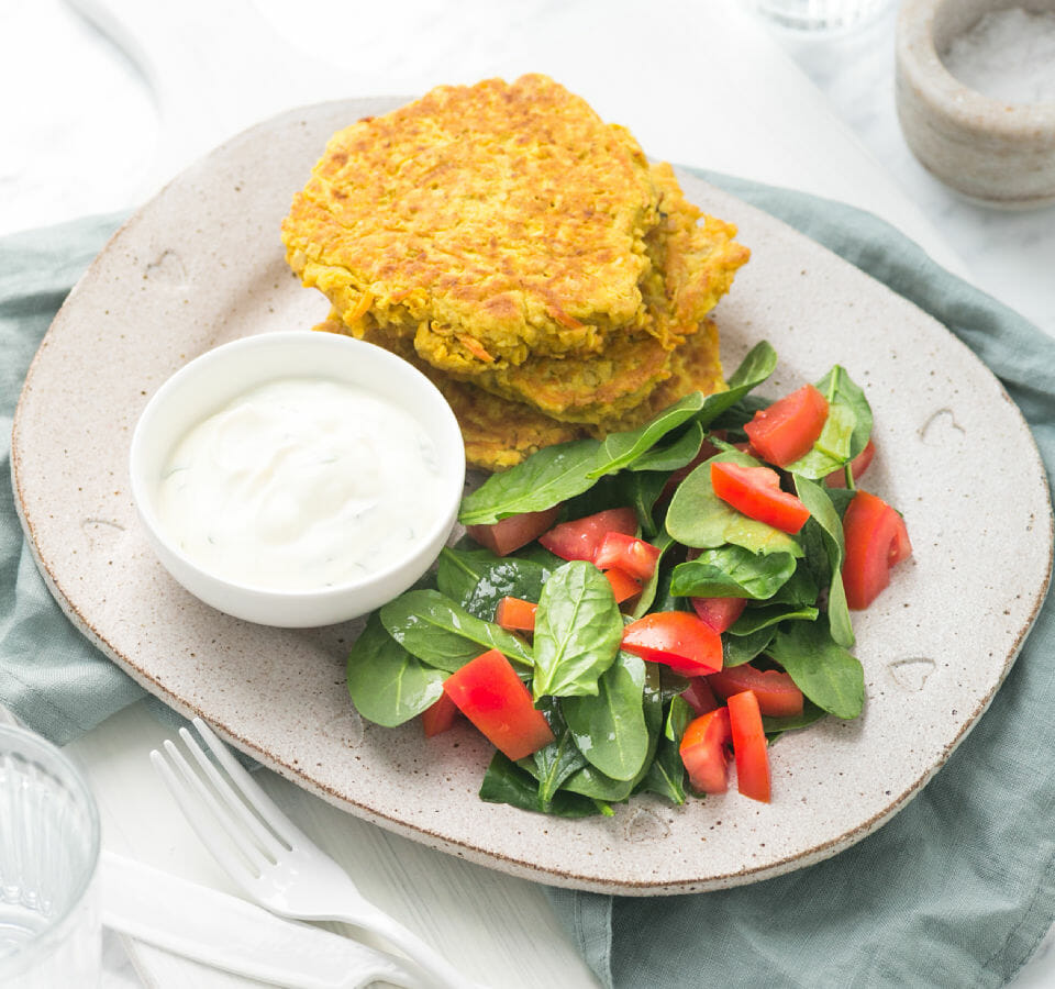 Turmeric Chickpea Patties