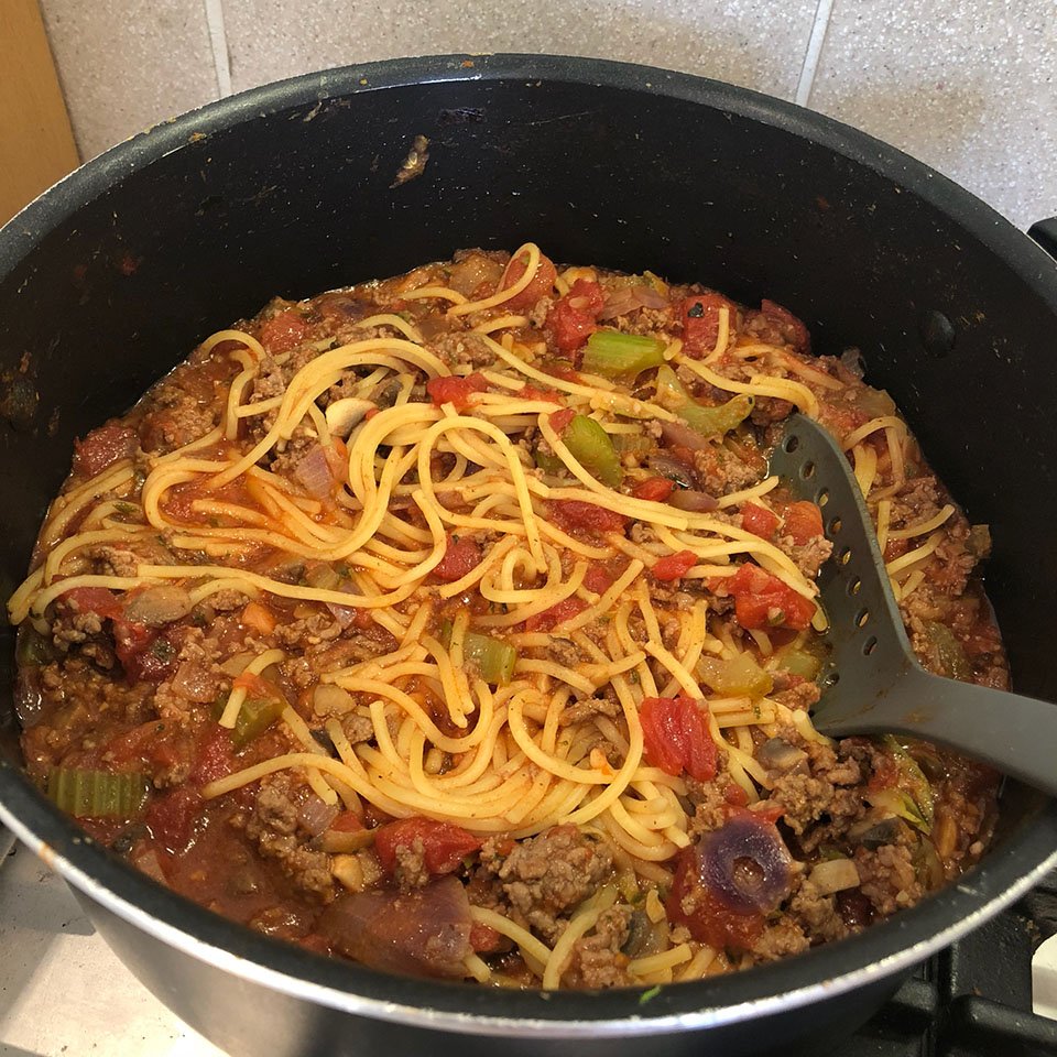 one pot spag bol