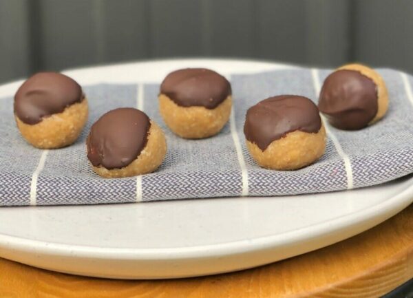 4 ingredient peanut butter protein balls