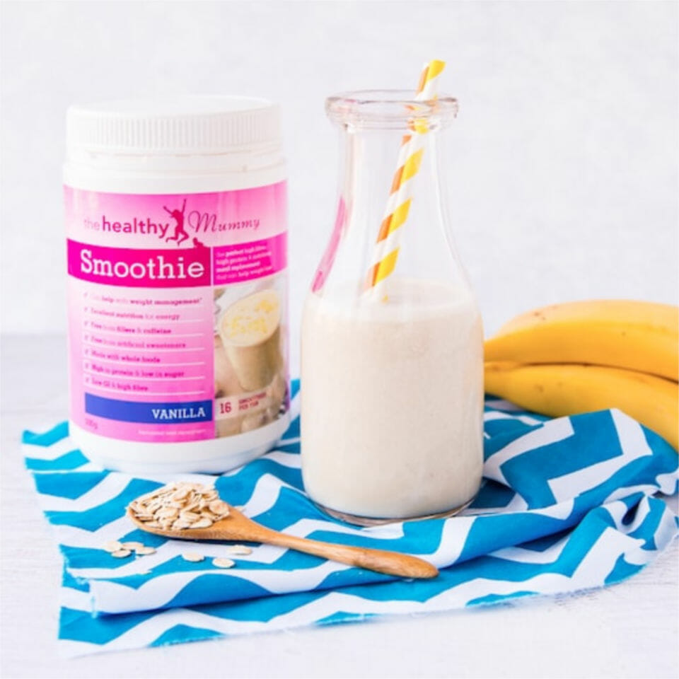 Banana-Oats-and-Vanilla-Smoothie