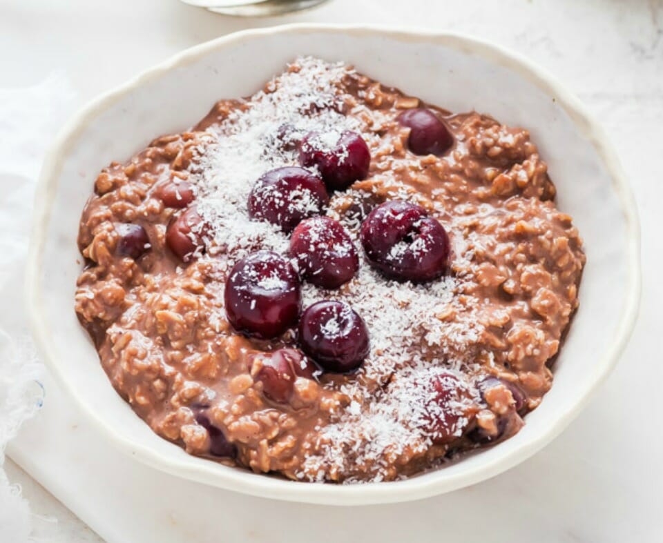 Cherry Ripe Porridge