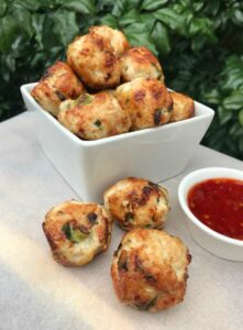 Four ingredient chicken meatballs