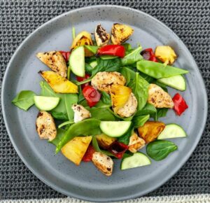 Grilled Chicken & Pineapple Salad Recipe