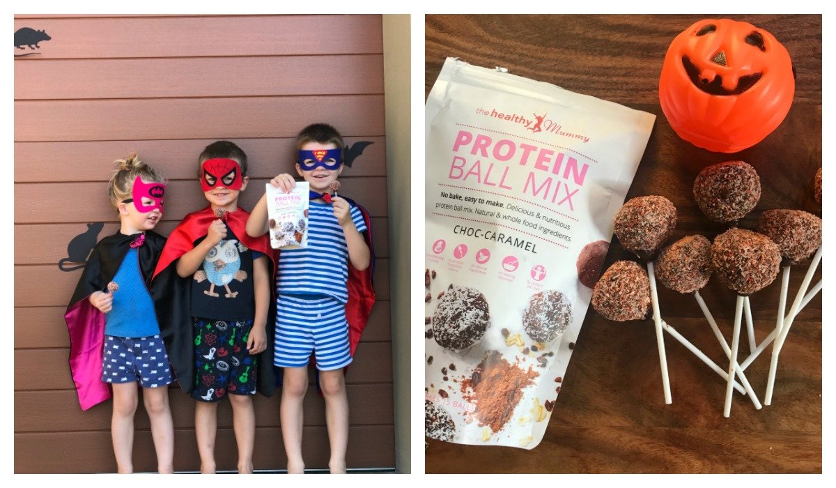 Steph Marriott pumpkin protein balls healthy mummy halloween