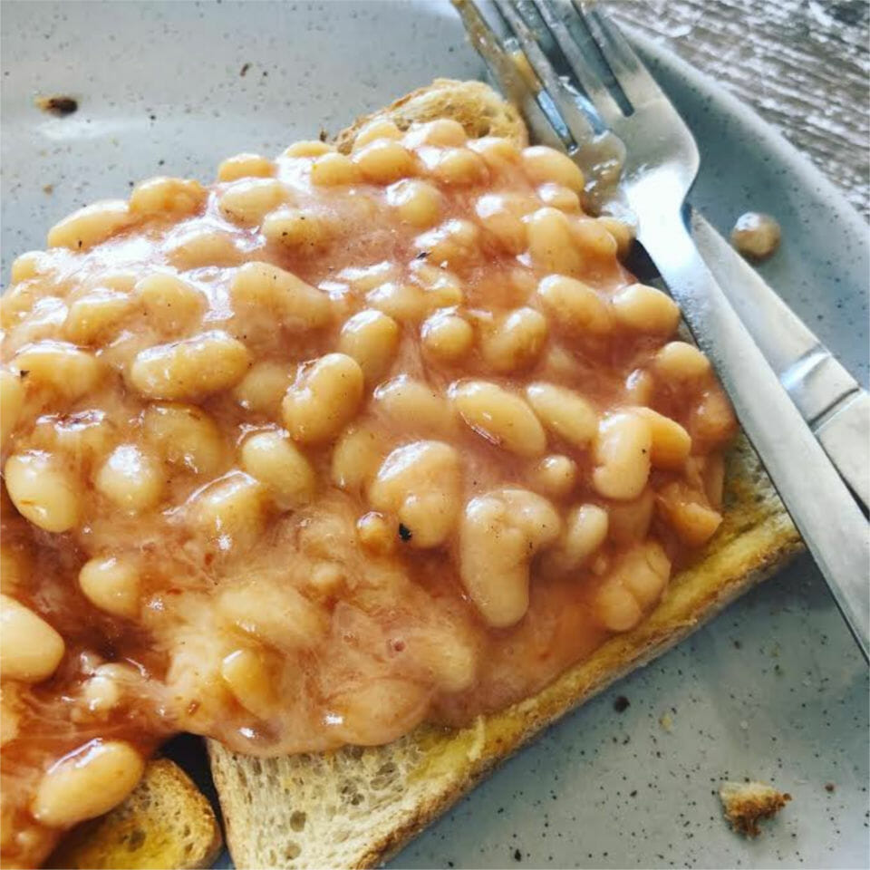 cheesy baked beans