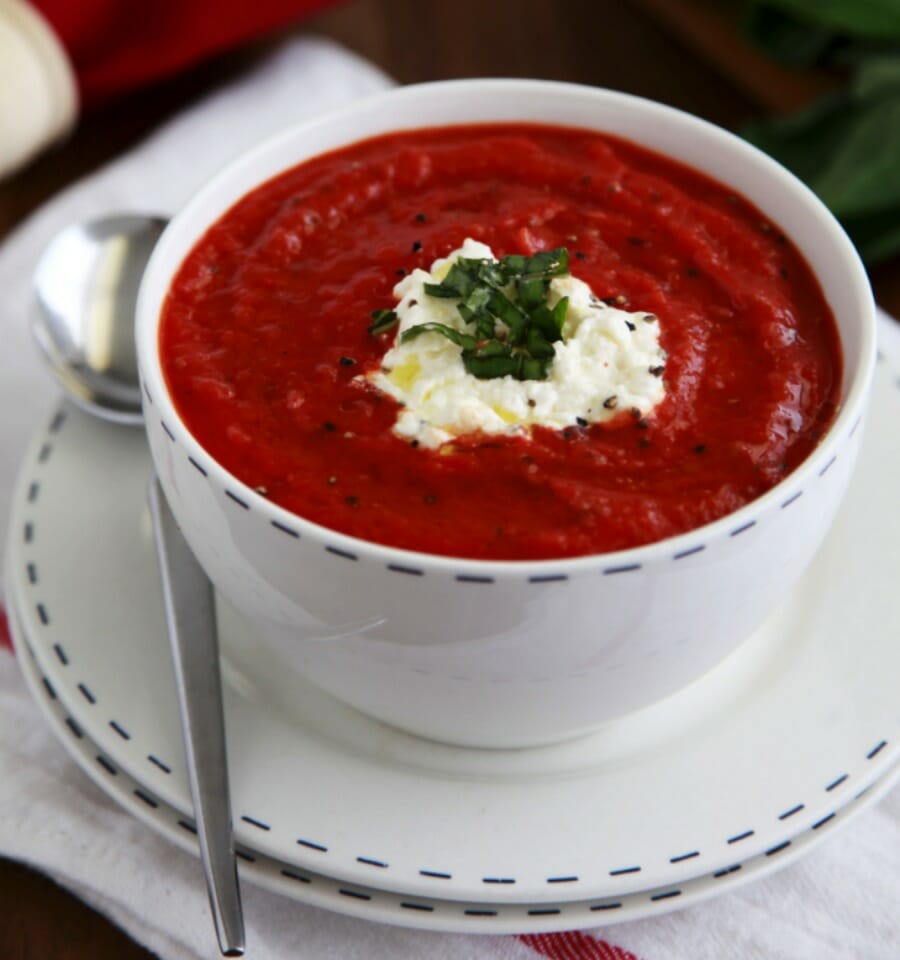 roast capsicum soup