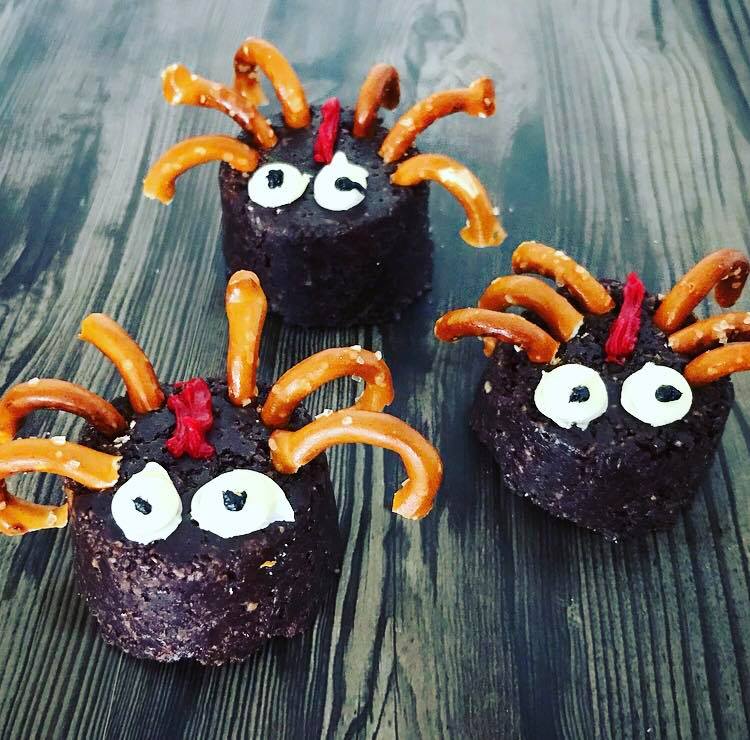 Halloween treats weet bix slice spiders sophie barrett