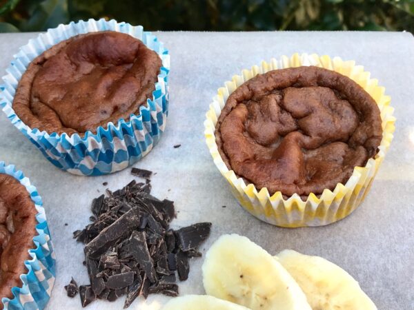 Double Choc Banana Muffins