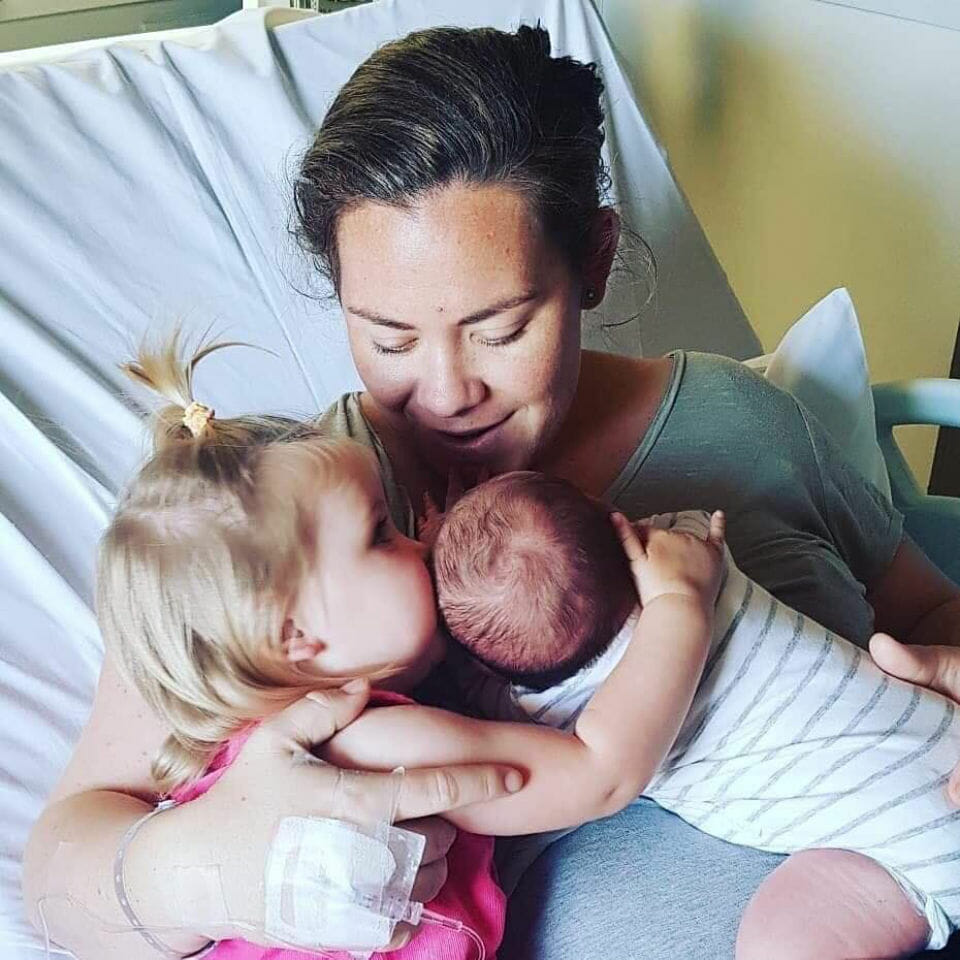 Nikki with kids