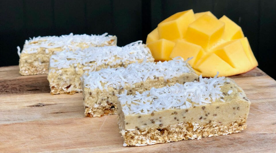 No-Bake Mango And Coconut Super Slice