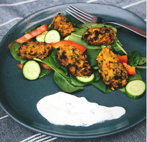 Roast Pumpkin Falafel Salad