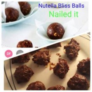 nutella bliss balls disaster