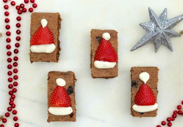 Santa Hat Chocolate Cake 