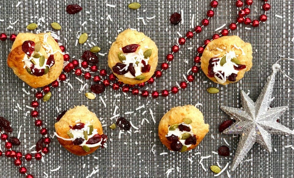 Stuffed Christmas Mini Muffin