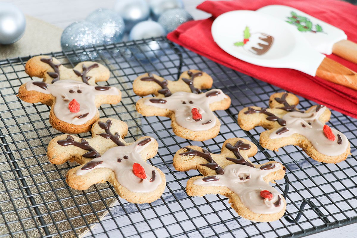 reindeer cookies gingerbread