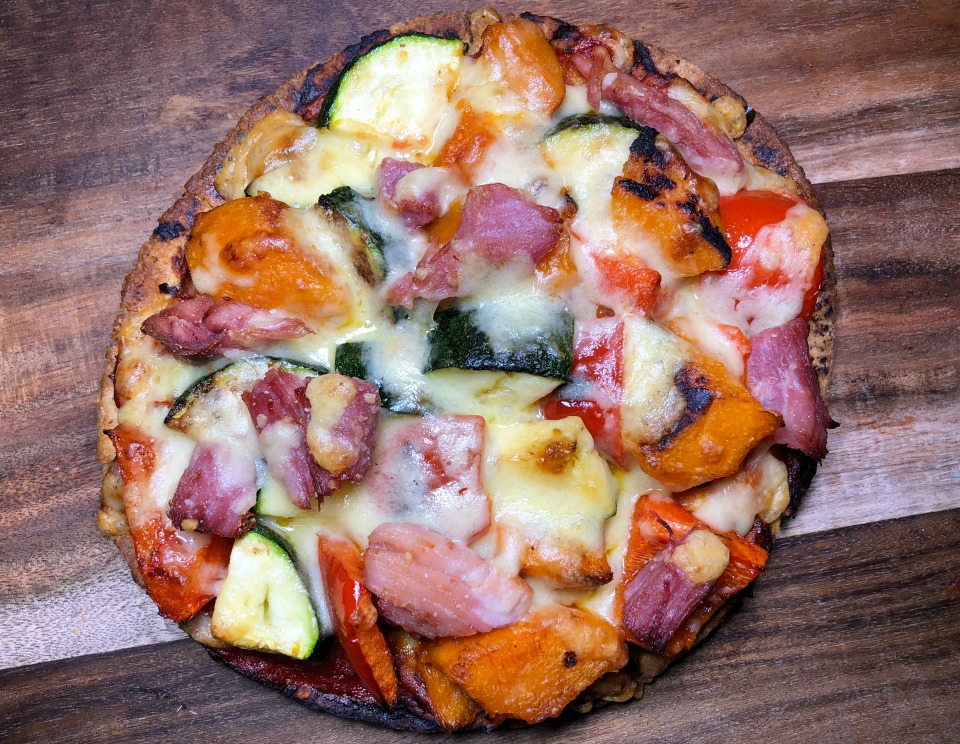 roast-vege-ham-pizza-1