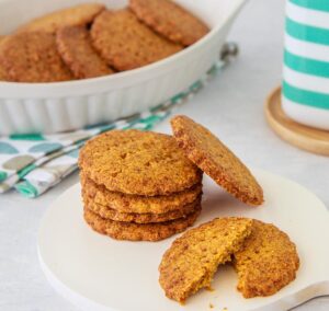 Chickpea Shortbread Cookies