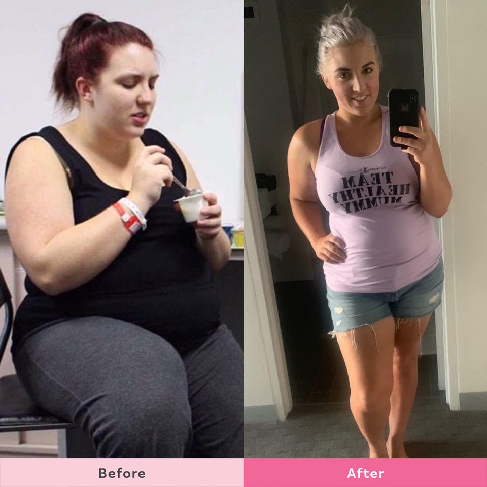 Chloe Cox lost40kg