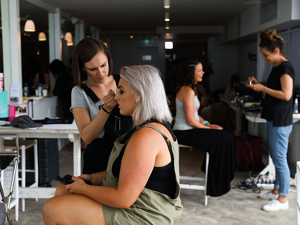 Chloe-getting-makeup-done-Sally-in-background-regain-confidence