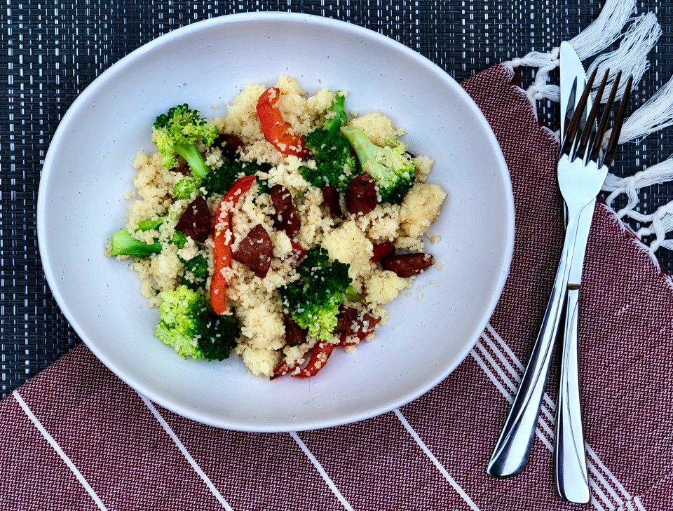 Quick and Easy Chorizo & Broccoli Couscous