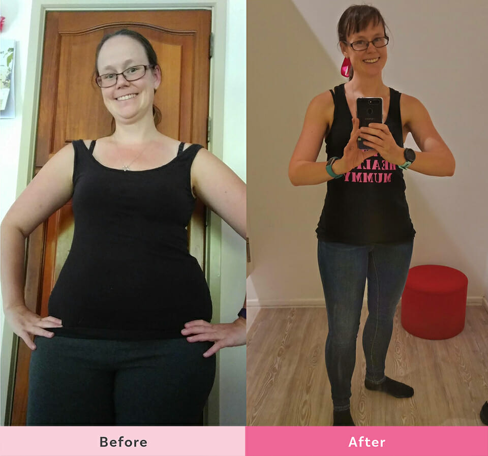 Sally Stepniewski lost 42kg