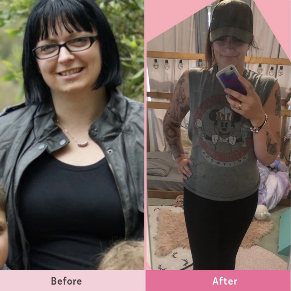 Megan-Jane-before-after-23kg-weight-loss