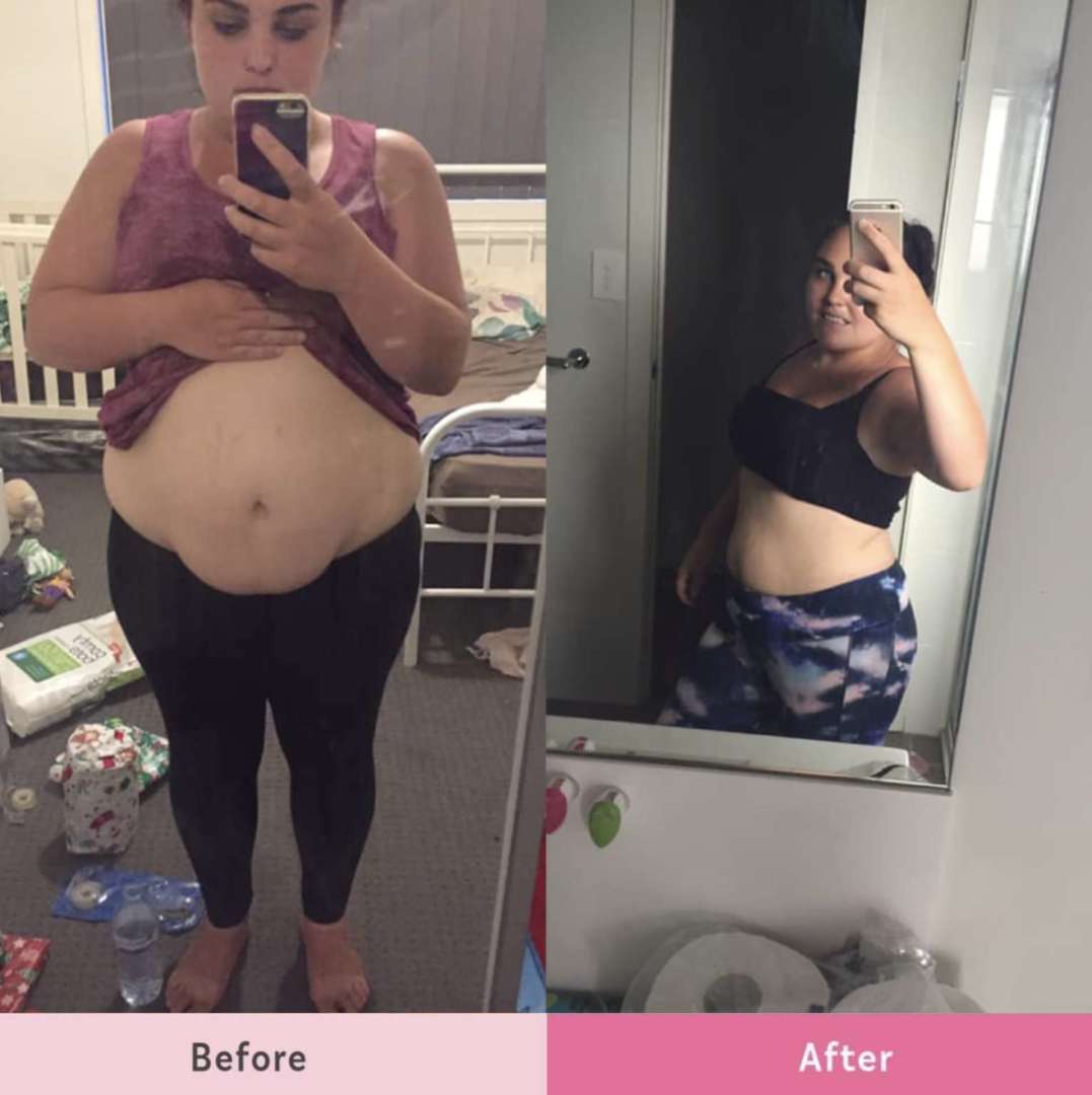 Taliah-before-after-The-Healthy-Mummy-weightloss-challenges