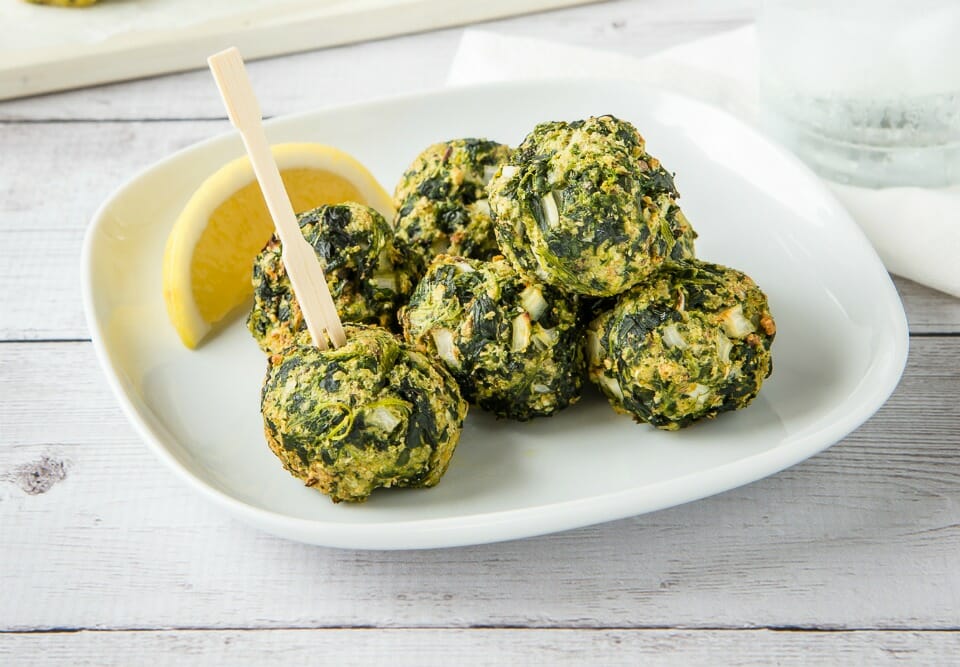 Baked Spinach And Parmesan Balls