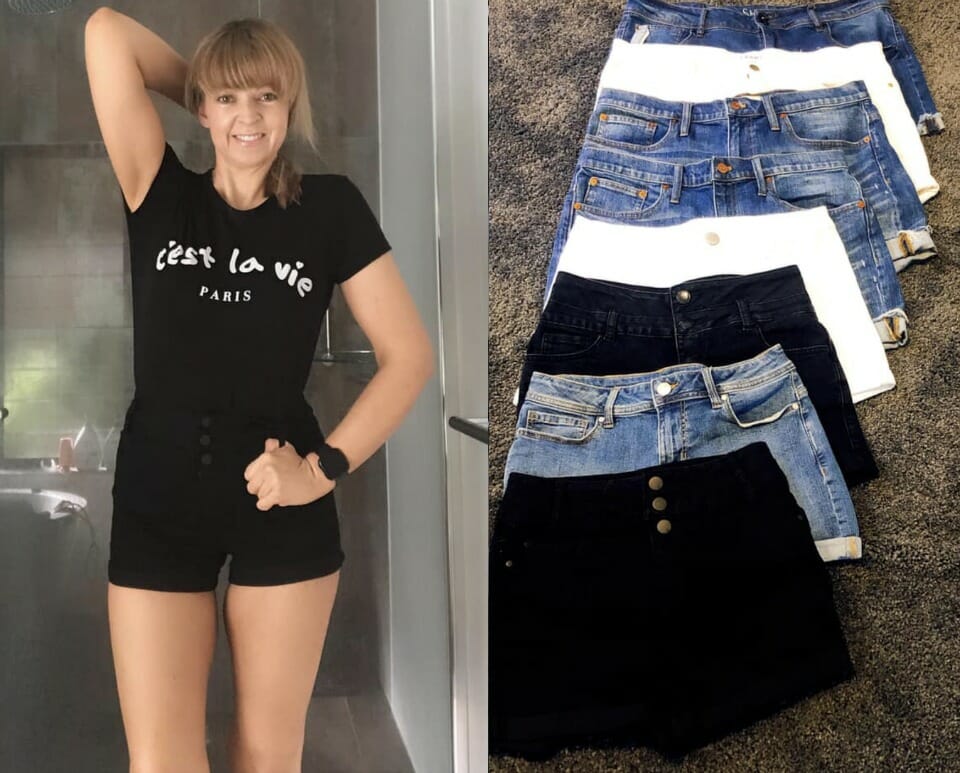 Kerry-Obrien-weight-loss-shorts-comparison-May-2019