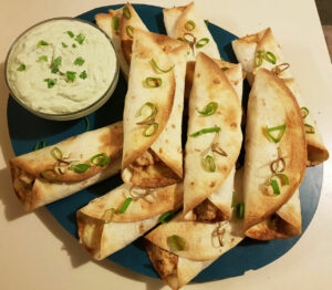 Slow Cooked Chicken Jalapeno Poppers with Avocado Dip