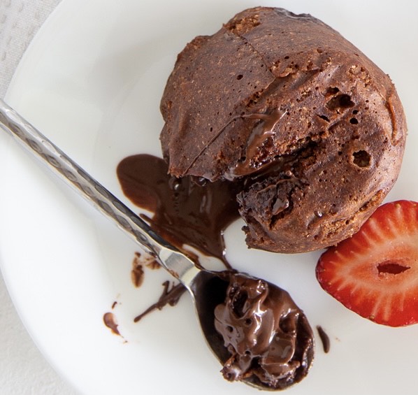 Chocolate Lava Microwave Cake