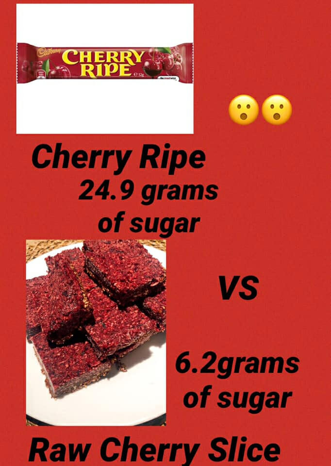 sugar-content-Cherry-Ripe-vs-Healthy-Mummy-Raw-Cherry-Slice