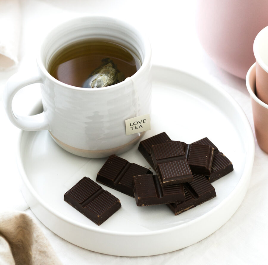 Dark-Chocolate-and-Herbal-Tea-Snack