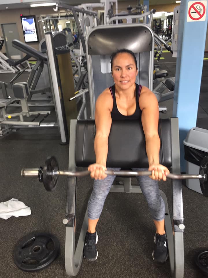 Silvana-Gutierrez-working-out-at-gym