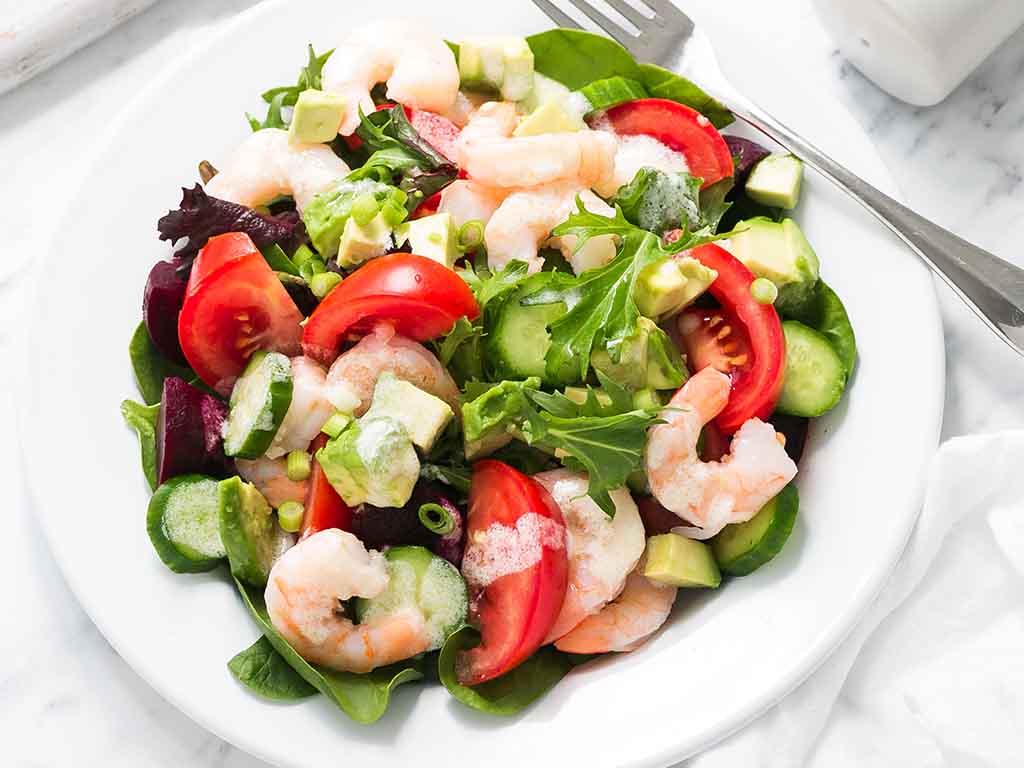 keto lite: safe for mums Simple-Prawn-and-Garden-Salad